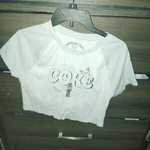 AEROPOSTALE x Coca Cola Graphic Crop T-shirt XL